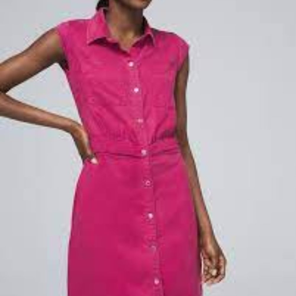 WHBM ultrasoft shirtdress - pink